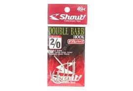 SHOUT! Double Barb 33-DB [Silver] #2/0 (4pcs)