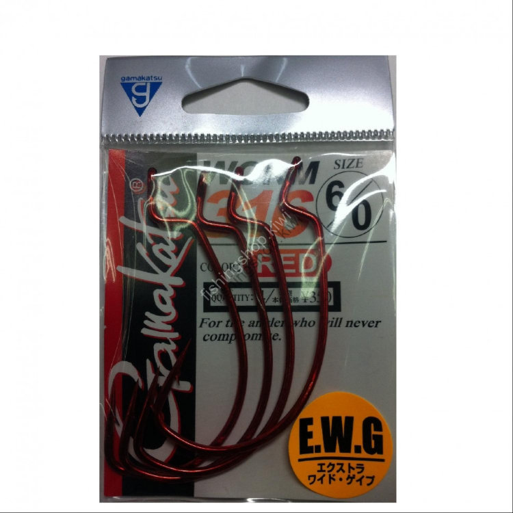 Gamakatsu Rose Worm 316 RED 6 / 0