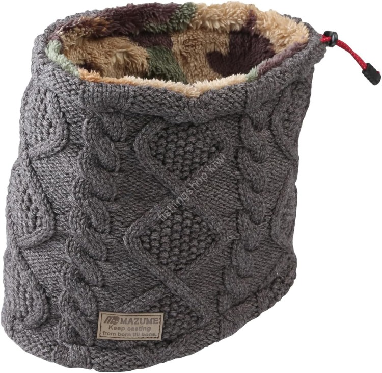 MAZUME MZCP-F748 Neck Warmer (Charcoal) Free