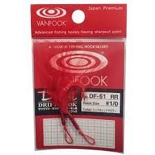 VANFOOK Drift Hook DF-61 [Red&Red] #3/0 (2pcs)