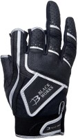 GAMAKATSU GM7290 Cordura Tournament Gloves 3 Pieces Black Works (Black) LL