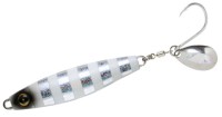 HAYABUSA FS437 Jack Eye Sawara Spin 40 #05 Silver Blue Luminous Zebra