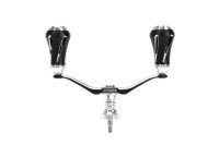 DRESS Custom Handle-W Vertex Evo for SHIMANO 100mm #Titanium Silver