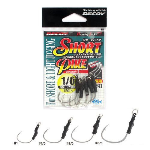 DECOY Short Pike DJ-77 [Tin] #1/0 (5pcs)