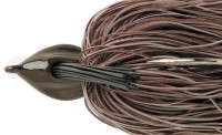 DEPS Flat Back Jig 1/2oz Fine Rubber Skirt #06 Brown