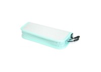RODIO CRAFT Carbon Wallet Medium #08 Silver/RCxRC Turquoise Logo
