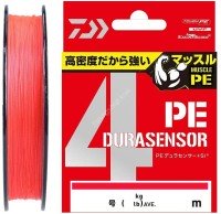 DAIWA UVF PE Dura Sensor 4Braid +SiВІ [Coral Red] 200m #2.5 (29lb)