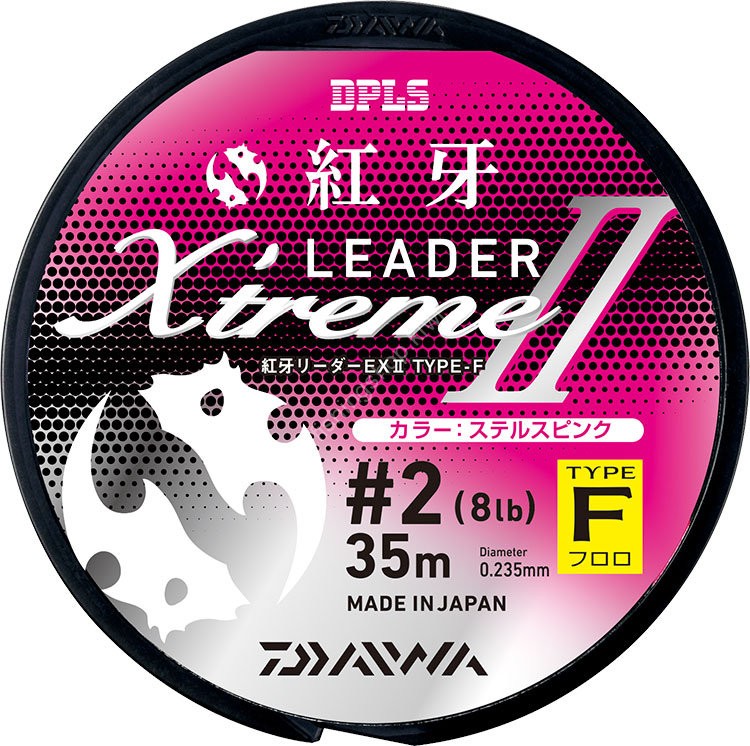 DAIWA Kohga Leader EX ll Type F [Stealth Pink] 35m #4 (16lb)