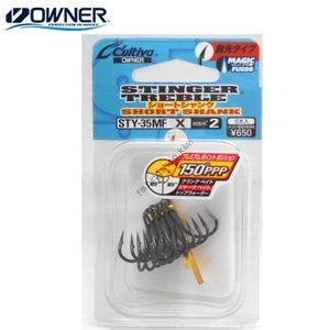 OWNER C'ultiva Stinger Triple Short Shank STY35MF #1 (5pcs)