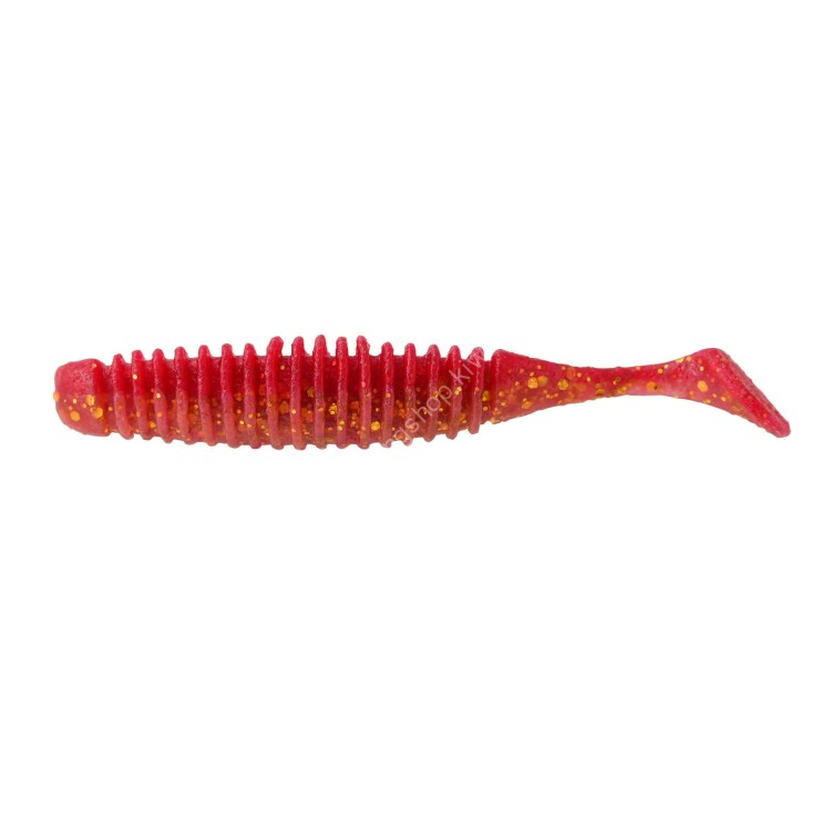 BERKLEY PowerBait MaxScent Pulse Tail 3inch #RGF Red Gold Fleck