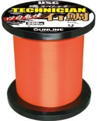 SUNLINE Iso Special Technician Ishidai Kuchihiraki Tou [Honishi Orange] 300m #18 (80lb)