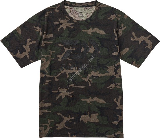 DAIWA DE-9524 Feel Alive. Sunblock Shirt (Green Camo) M