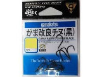 GAMAKATSU Gama Kairyo Chinu [Black] #4 (12pcs)