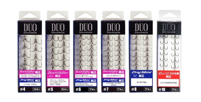 DUO SW Genuine Treble Hook #10 (17pcs) DUO SW Genuine Treble Hook #10 (17pcs)