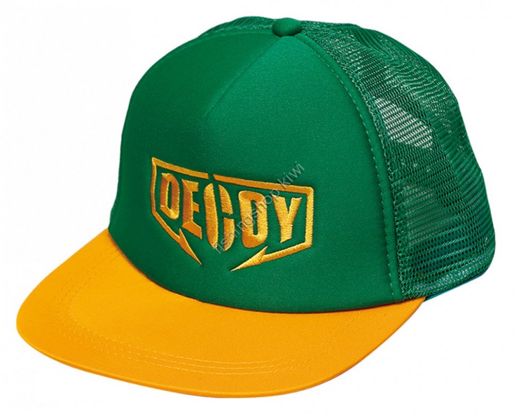 DECOY DA-17 FLAT MESH CAP GREEN YELLOW