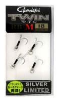 GAMAKATSU Twin RB-M Silver Limited #8 Box (4pcs)