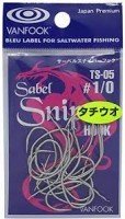 VANFOOK Sabel Sniper Hook TS-05 [Silver] #2/0 (14pcs)