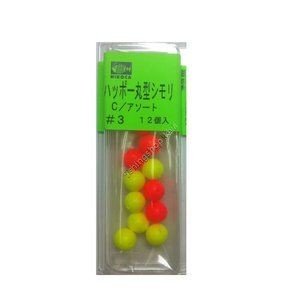HIROCA CORPORATION Foam Round Type Shimori [Color Assorted] #3
