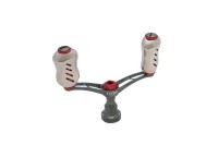 LIVRE 4857 Double Handle Wing 92 Fino Knob for Daiwa #Gunmetal/Red