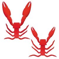 MAJOR CRAFT Puripuri Tako Ebi Spare Claw #001 Red Ebi