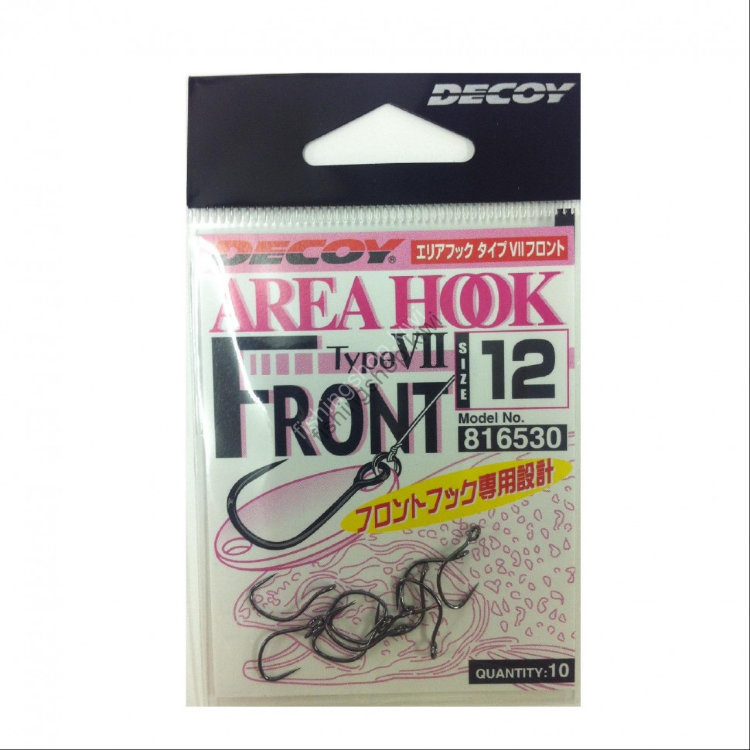 DECOY Area Hook Type II Front AH-7 [NS Black] #12 (10pcs)