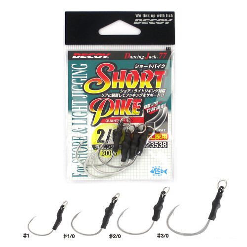 DECOY Short Pike DJ-77 [Tin] #2/0 (4pcs)
