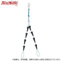 TSURI MUSHA M078 MST Sukematsu Re Uki Rubber 8 × 4 Black
