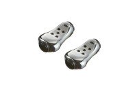 LIVRE Feeler Knob FEBBK-2 #Silver/Black (2pcs)