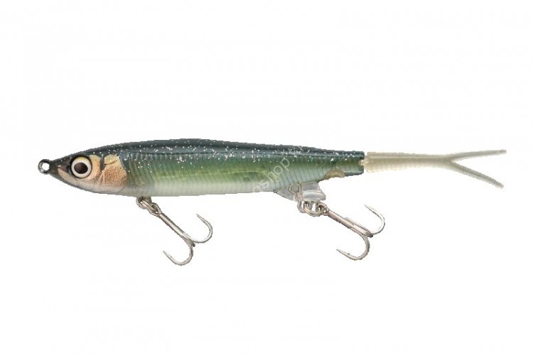 Leurre Pêche Jackall Galvibe 88mm 22g – Dark Thunder Shad – Neuf