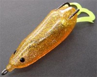 WHIPLASH FACTORY Long Snake #F02 Clear Orange / Gold