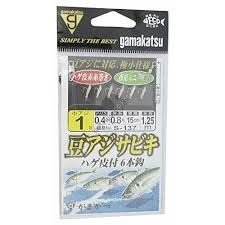 GAMAKATSU Mameaji Sabiki (Mackerel) Sabiki Bald Skin S137 1-0.4