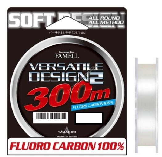 YAMATOYO Versatile Design 2 Fluorocarbon [Clear] 300m #0.6 (2lb)