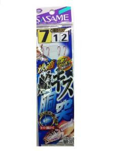 SASAME Kaitakusen Kisu Dotoku B-221 [Red] 2 Hook 9-1.5 (2pcs)