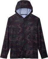 DAIWA DE-6223 Ice Dry Full Zip Hoodie Rashguard (Green Camo) M