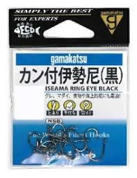 GAMAKATSU Iseama Ring Eye [Gold] #9 (10pcs)