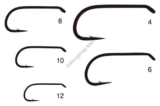 GAMAKATSU S12-VH [Black] #4 (20pcs)