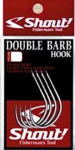 SHOUT! Double Barb 33-DB [Silver] #4/0 (4pcs)