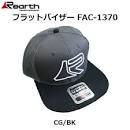 REARTH Moby D FAC-1370 flat visor CG / BK