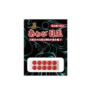 AWABI HONPO Abalone Eyeball 7mm Red