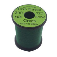TIEMCO Uni 8/0 Waxed Midge Thread Green #169