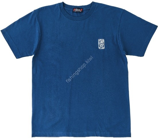 GAMAKATSU GM3689 T-Shirt Kanji For Fish (Indigo) L