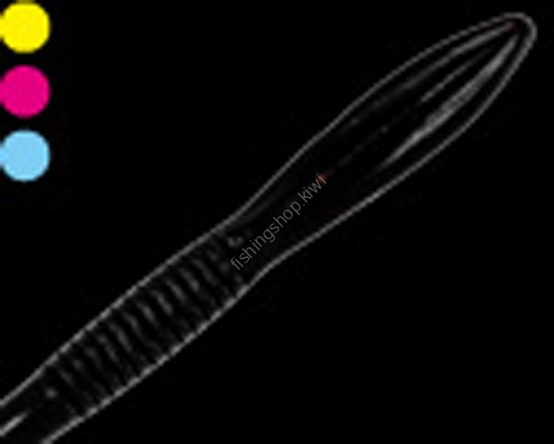 GAN CRAFT Betty 4.9in #08 Black / Red Flake