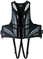 GAMAKATSU GM2197 Ultima Shield Pro Floating Vest Attender (Black) S