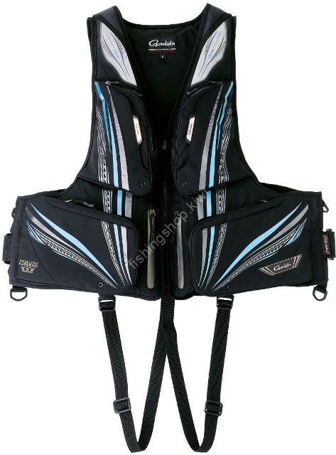 GAMAKATSU GM2197 Ultima Shield Pro Floating Vest Attender (Black) S