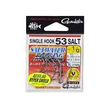 Gamakatsu Single Hook 53 (Salt) 1 / 0