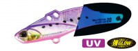 DUO Metal Garage Plate-Vib Tachiuo Limited 20g #PPA0596 UV Purple Iwashi Glow Tail