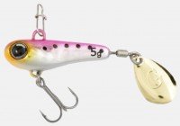 JACKALL GooD Meal Spin 3.0g #Pink / Lens Holo