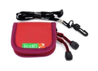 RODIO CRAFT Carbon Ishimatsu Gara Wallet Mini #Red