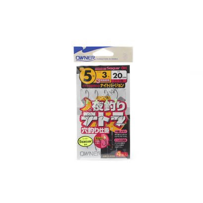 OWNER BARI YORUTSURI (NIGHT FISHING) TETRA WHOLE FISHING MOUNTING DEVICE HOOK 5 / HARRIS 3 33099