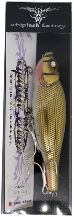 WHIPLASH FACTORY Spittin' Wire S04GLG Gold Shad